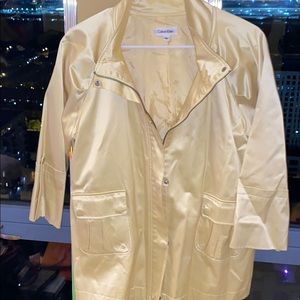 Calvin Klein Yellow satin Jacket
